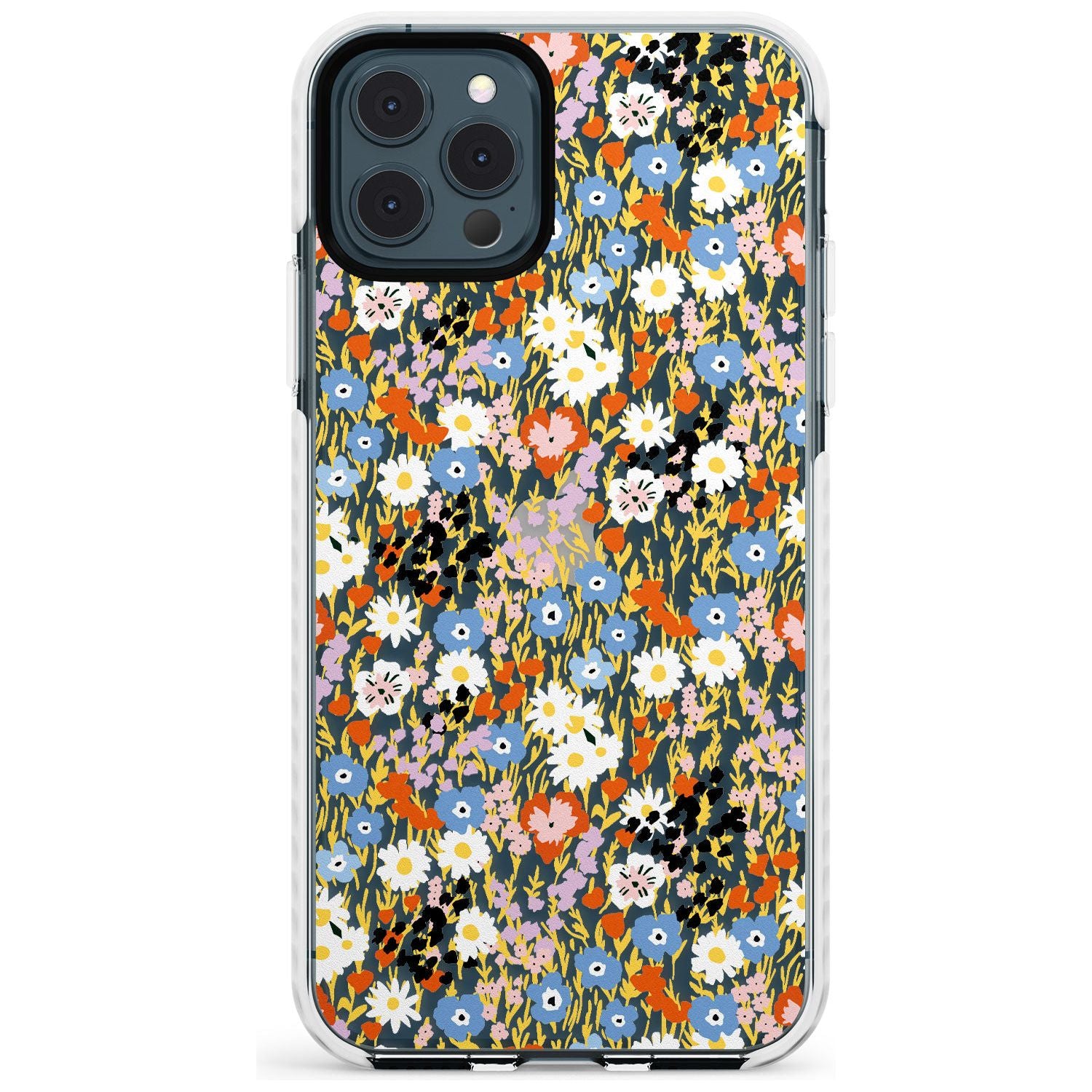 Busy Floral Mix: Transparent Slim TPU Phone Case for iPhone 11 Pro Max