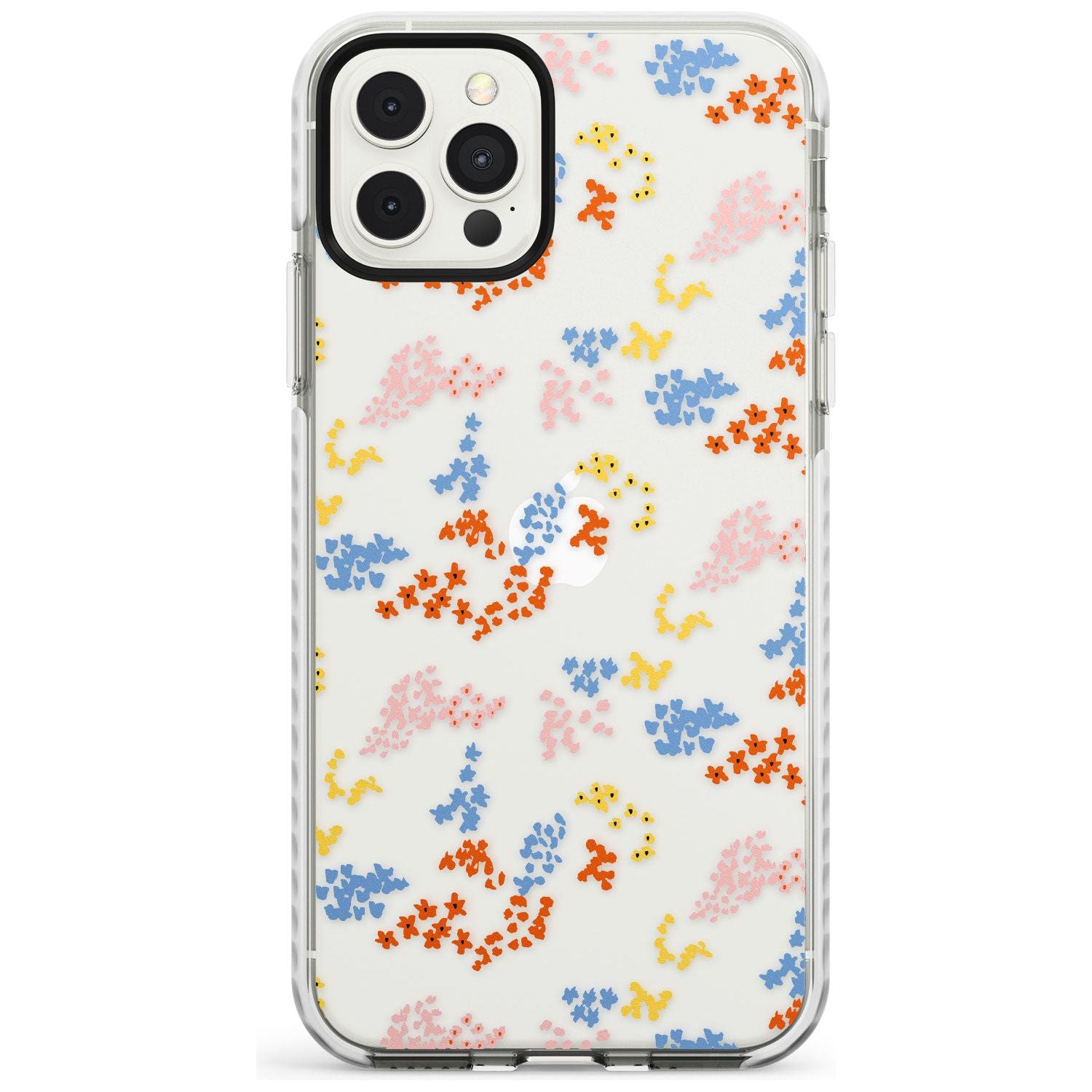 Small Flower Mix: Transparent Slim TPU Phone Case for iPhone 11 Pro Max