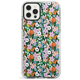 Jazzy Floral Mix: Solid Slim TPU Phone Case for iPhone 11 Pro Max