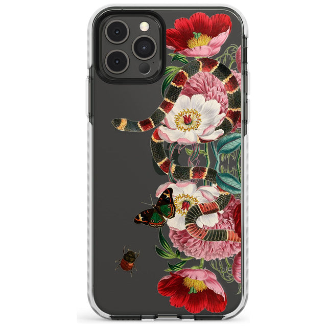Floral Snake Slim TPU Phone Case for iPhone 11 Pro Max