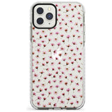 Small Pink Blossoms Transparent Design Impact Phone Case for iPhone 11 Pro Max