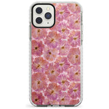 Large Pink Flowers Transparent Design Impact Phone Case for iPhone 11 Pro Max