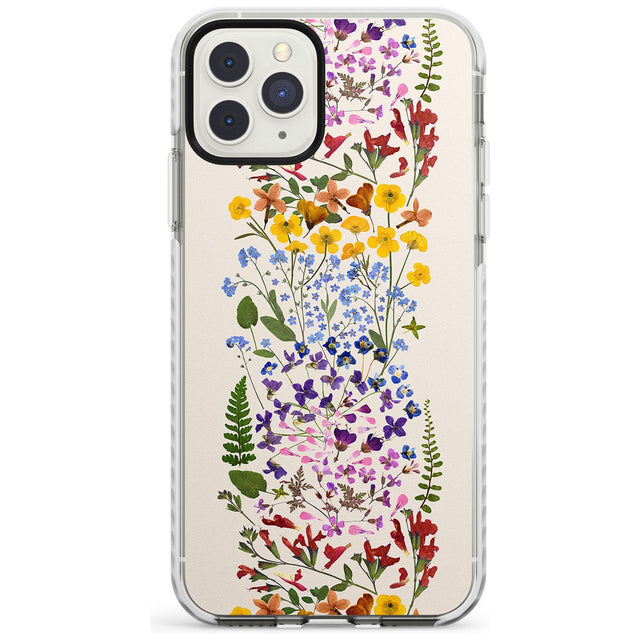 Wildflower Stripe Design - Cream Impact Phone Case for iPhone 11 Pro Max