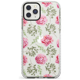 Roses & Eucalyptus Transparent Floral Impact Phone Case for iPhone 11 Pro Max