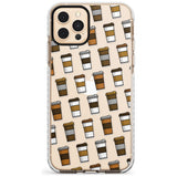 Coffee Cup Pattern Impact Phone Case for iPhone 11 Pro Max