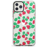 Strawberry Pattern iPhone Case  Impact Case Phone Case - Case Warehouse