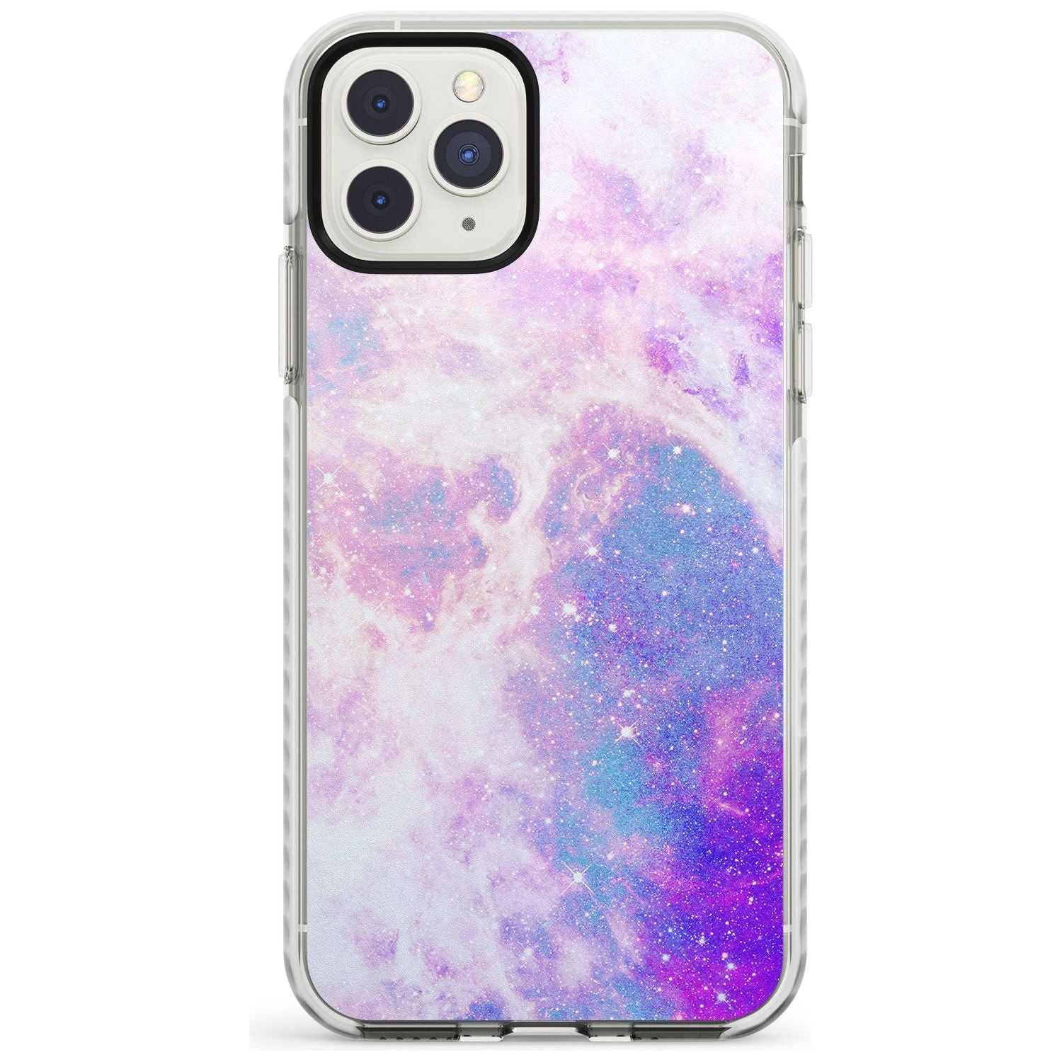 Purple & Blue Galaxy Pattern Design Impact Phone Case for iPhone 11 Pro Max