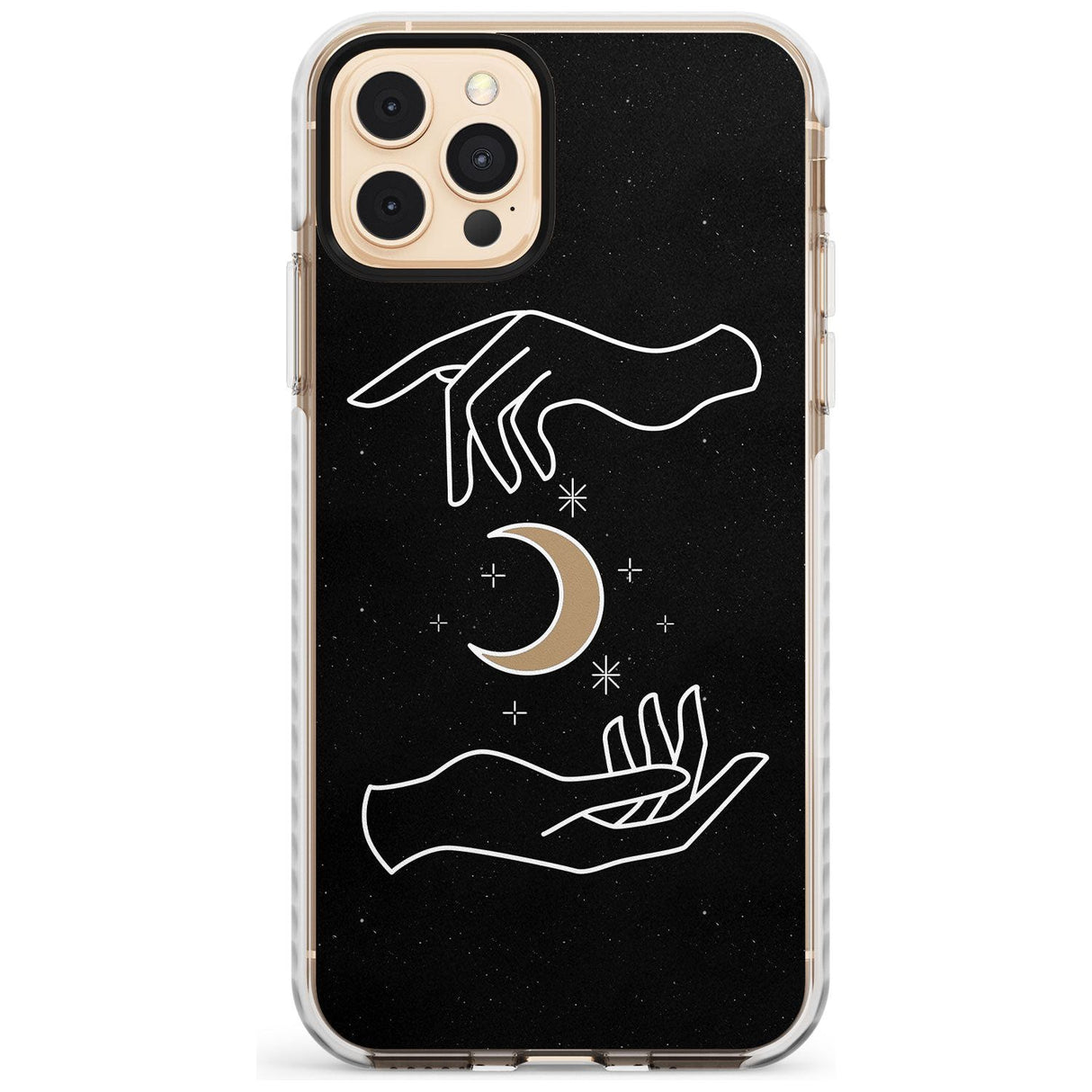 Hands Surrounding Moon Slim TPU Phone Case for iPhone 11 Pro Max