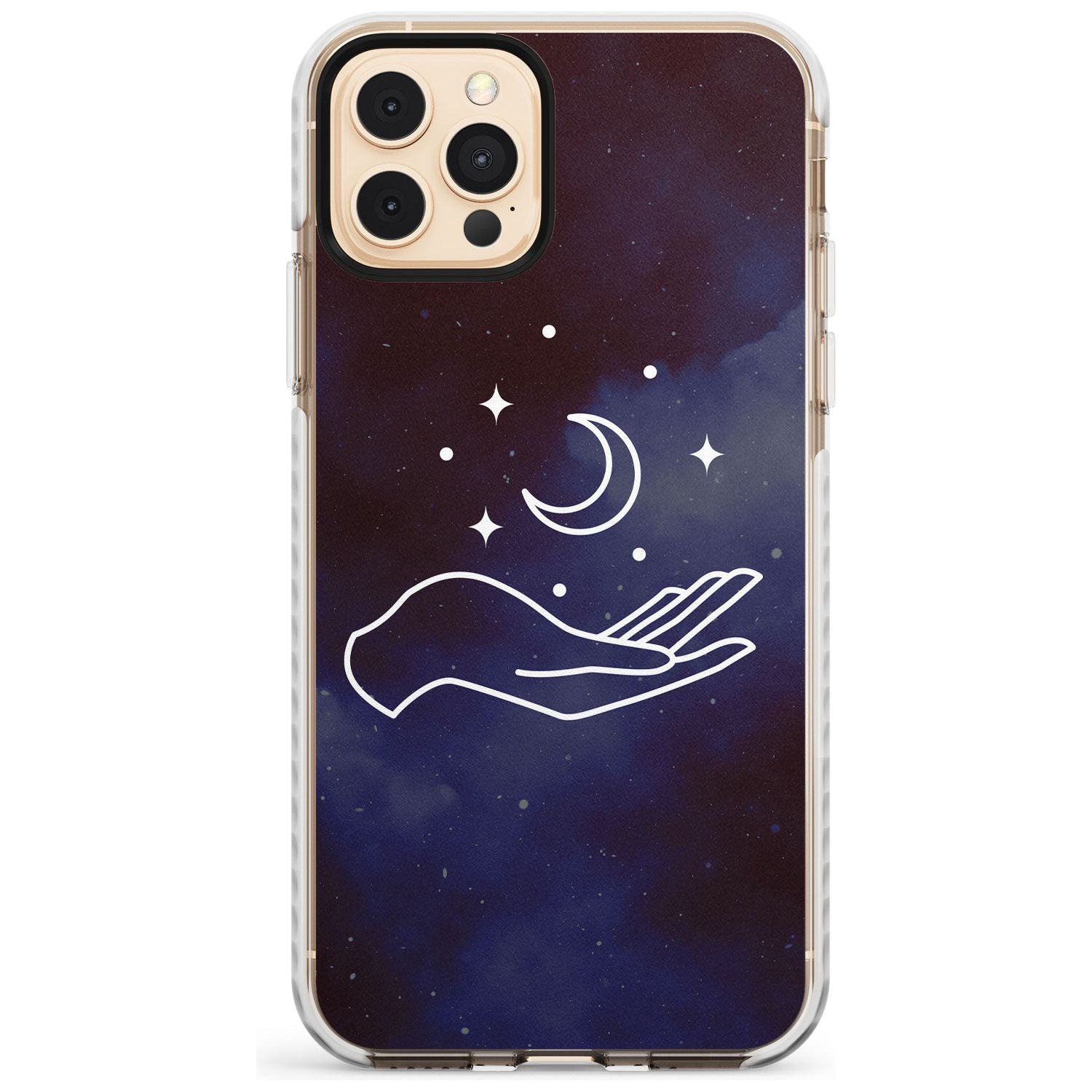 Floating Moon Above Hand Slim TPU Phone Case for iPhone 11 Pro Max