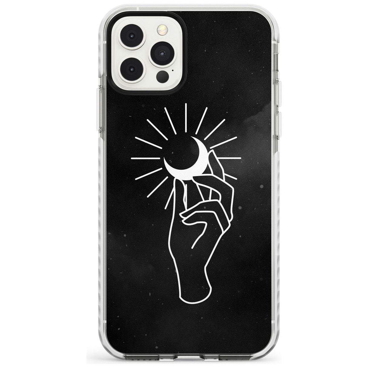 Hand Holding Moon Slim TPU Phone Case for iPhone 11 Pro Max