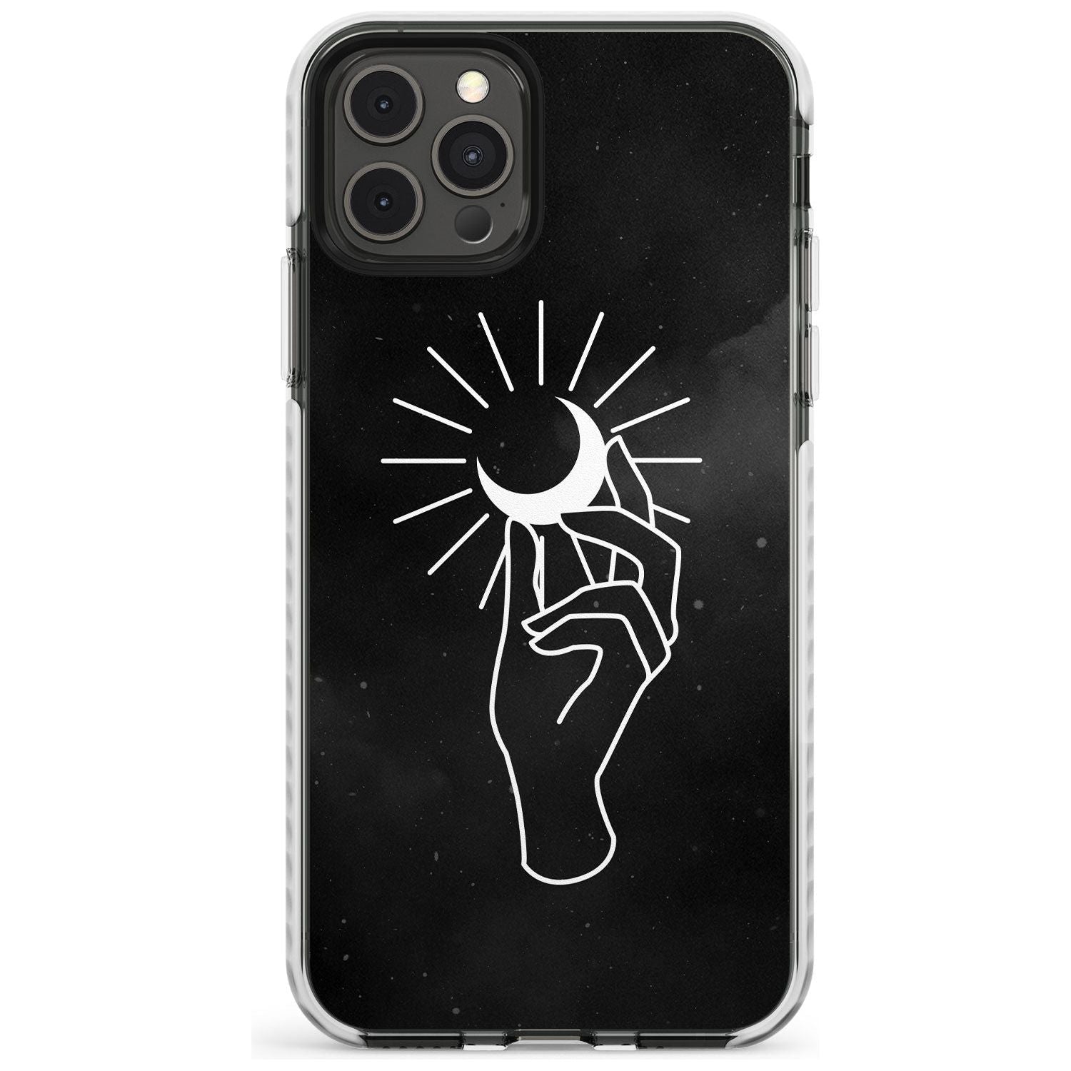 Hand Holding Moon Slim TPU Phone Case for iPhone 11 Pro Max