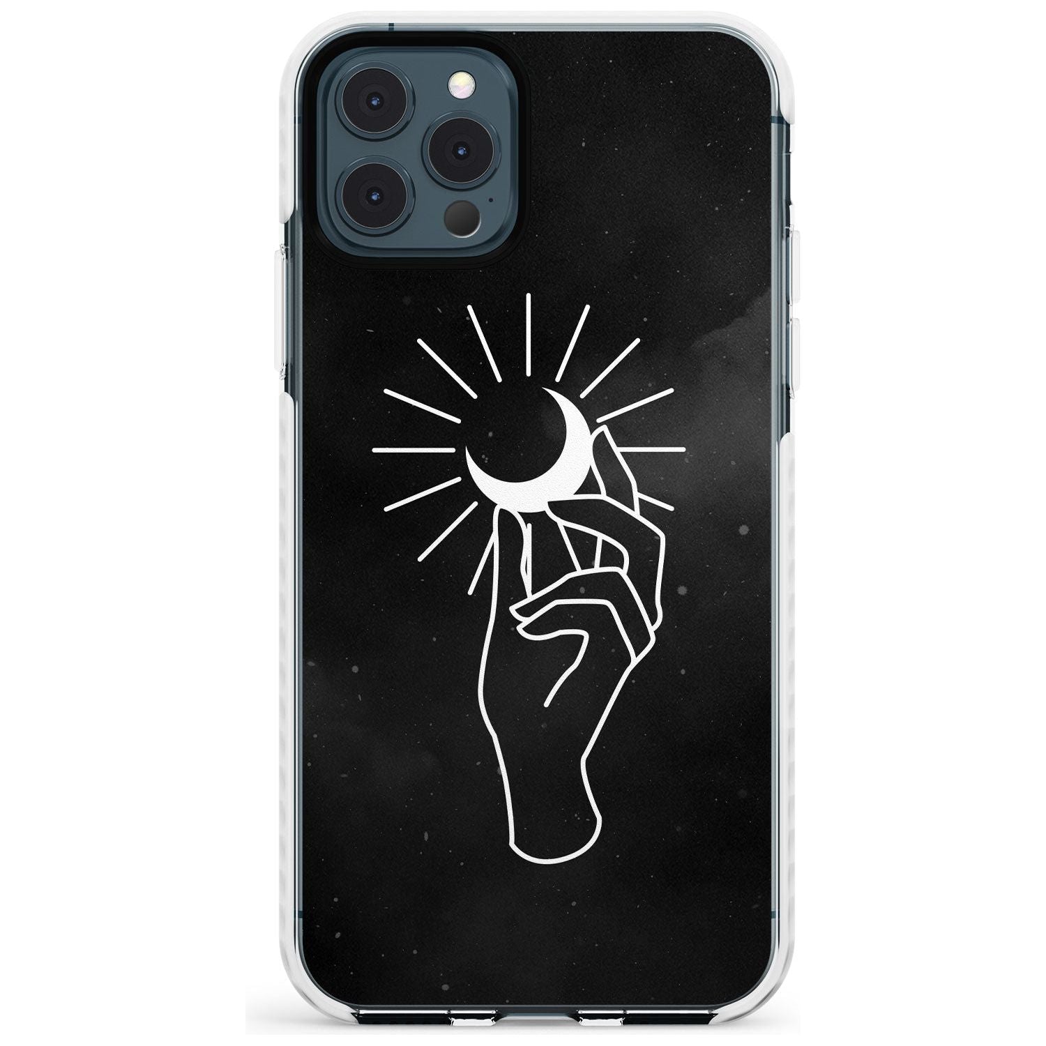 Hand Holding Moon Slim TPU Phone Case for iPhone 11 Pro Max