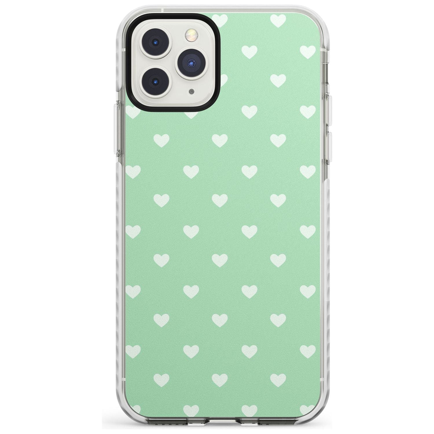 Small Heart Pattern: Green