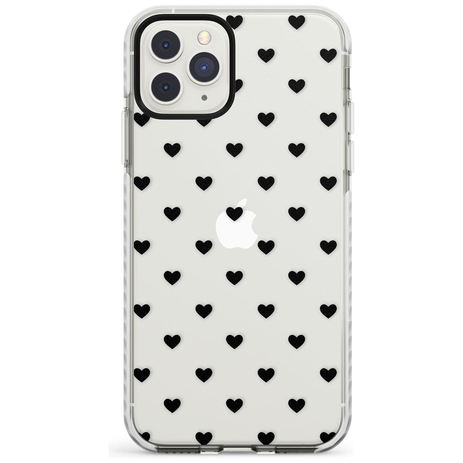 Small Heart Pattern: White &
