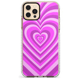 Pink Heart Illusion Impact Phone Case for iPhone 11 Pro Max