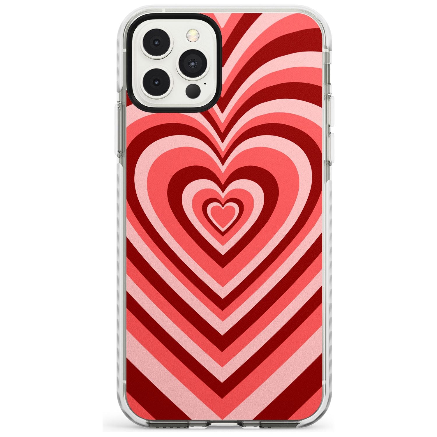 Red Heart Illusion Impact Phone Case for iPhone 11 Pro Max
