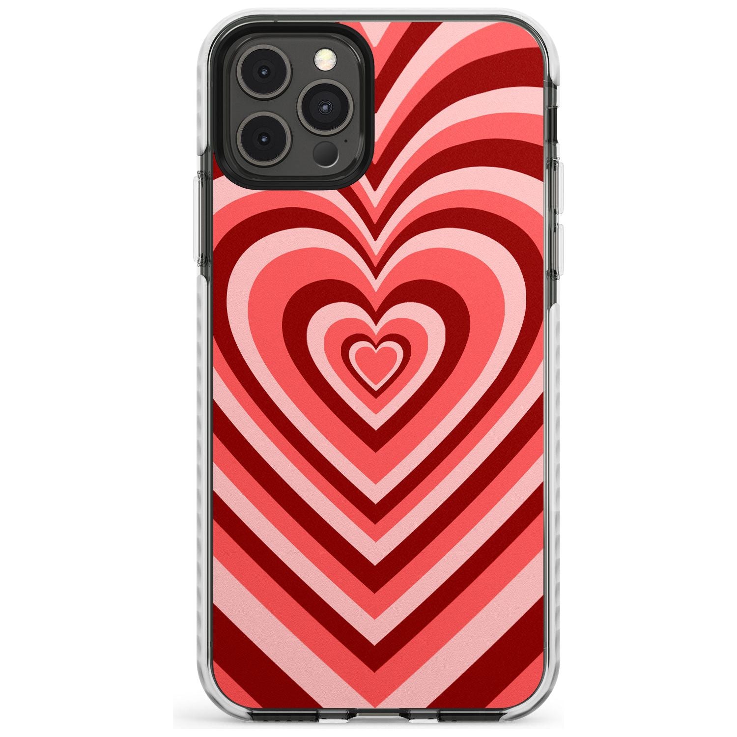 Red Heart Illusion Impact Phone Case for iPhone 11 Pro Max