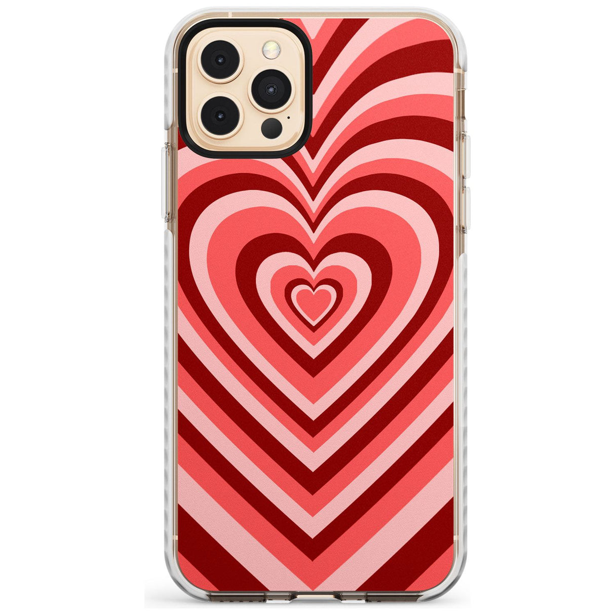 Red Heart Illusion Impact Phone Case for iPhone 11 Pro Max