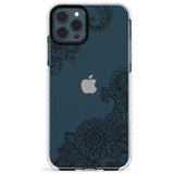 Black Henna Botanicals Impact Phone Case for iPhone 11 Pro Max