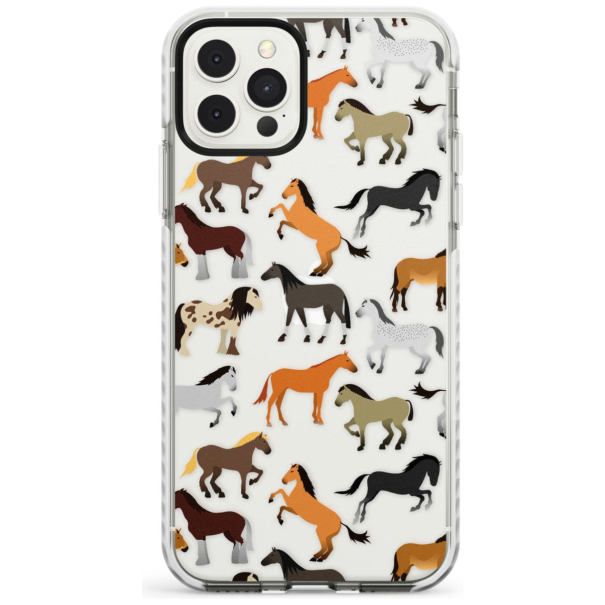 Horse Pattern Impact Phone Case for iPhone 11 Pro Max