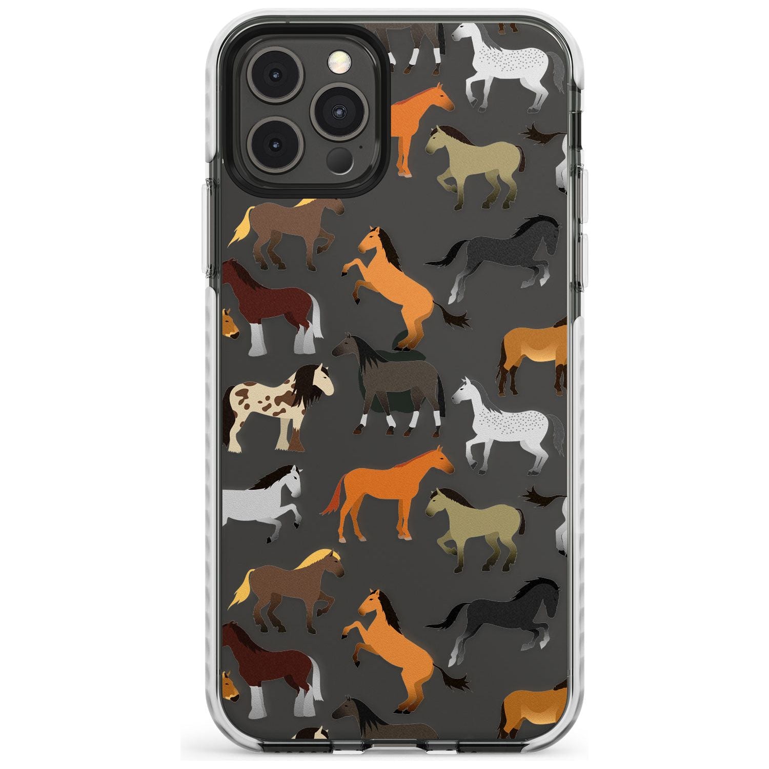 Horse Pattern Impact Phone Case for iPhone 11 Pro Max