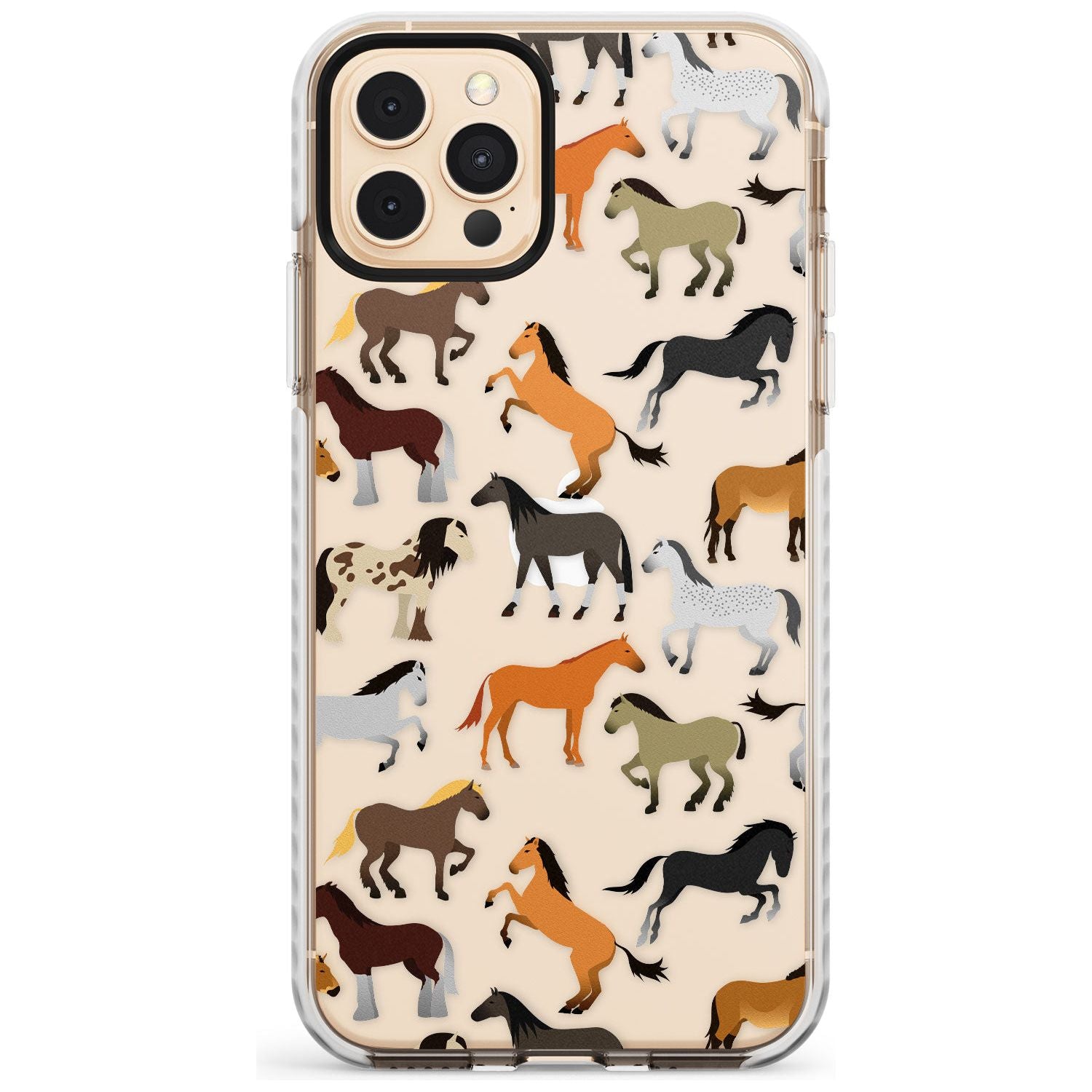 Horse Pattern Impact Phone Case for iPhone 11 Pro Max
