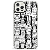 Monochrome Heads Impact Phone Case for iPhone 11 Pro Max