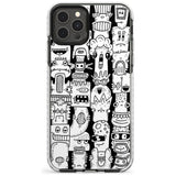 Monochrome Heads Impact Phone Case for iPhone 11 Pro Max