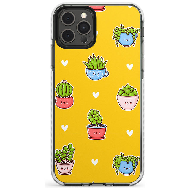 Plant Faces Kawaii Pattern Impact Phone Case for iPhone 11 Pro Max