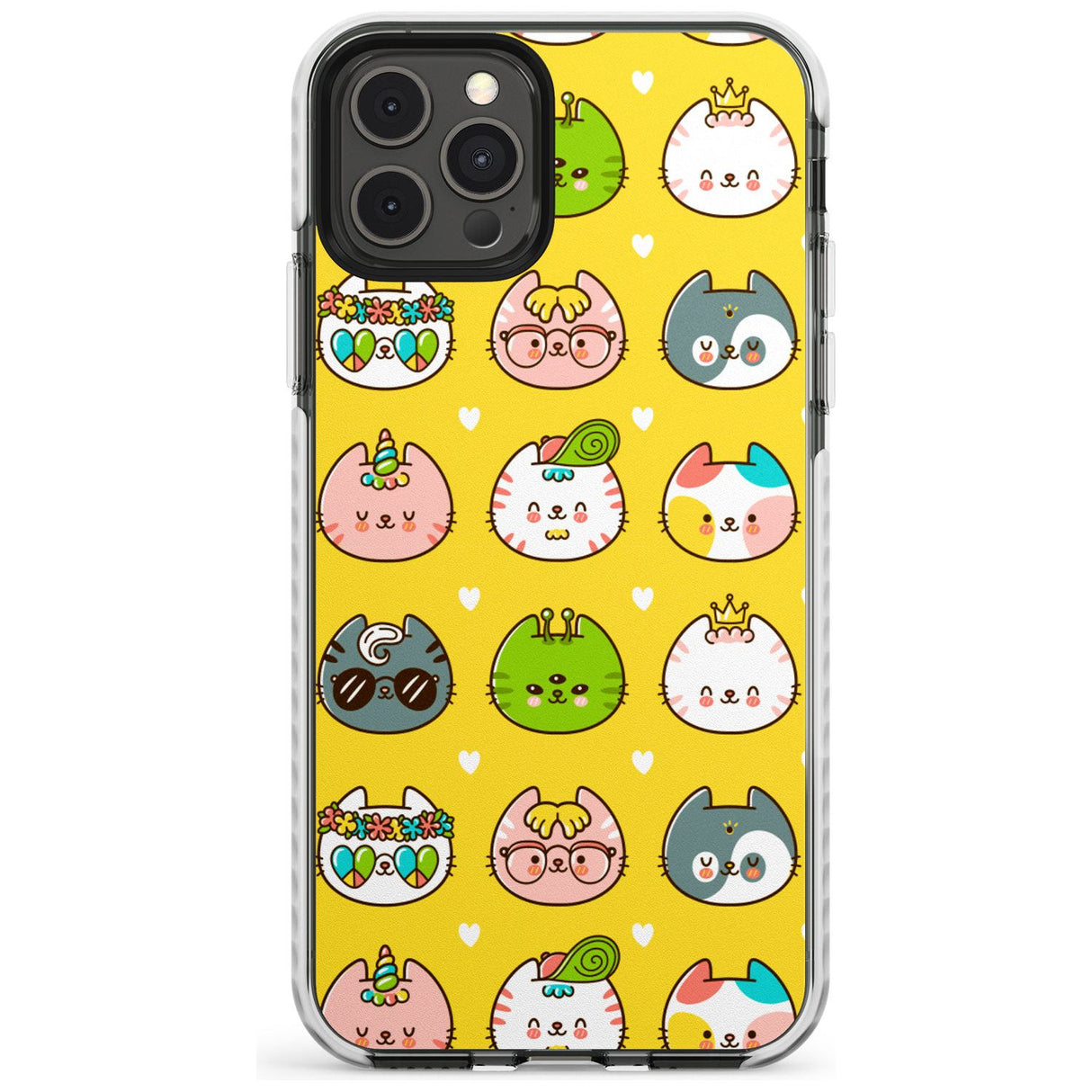 Mythical Cats Kawaii Pattern Impact Phone Case for iPhone 11 Pro Max