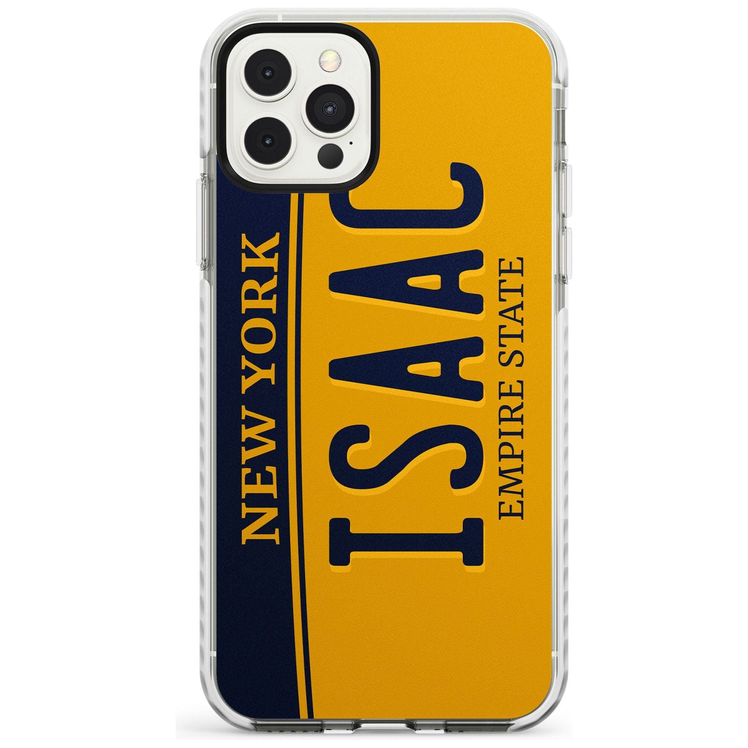 New York License Plate Slim TPU Phone Case for iPhone 11 Pro Max