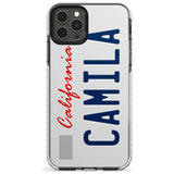 California License Plate Slim TPU Phone Case for iPhone 11 Pro Max