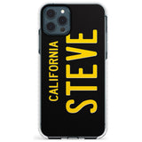 Vintage California License Plate Slim TPU Phone Case for iPhone 11 Pro Max