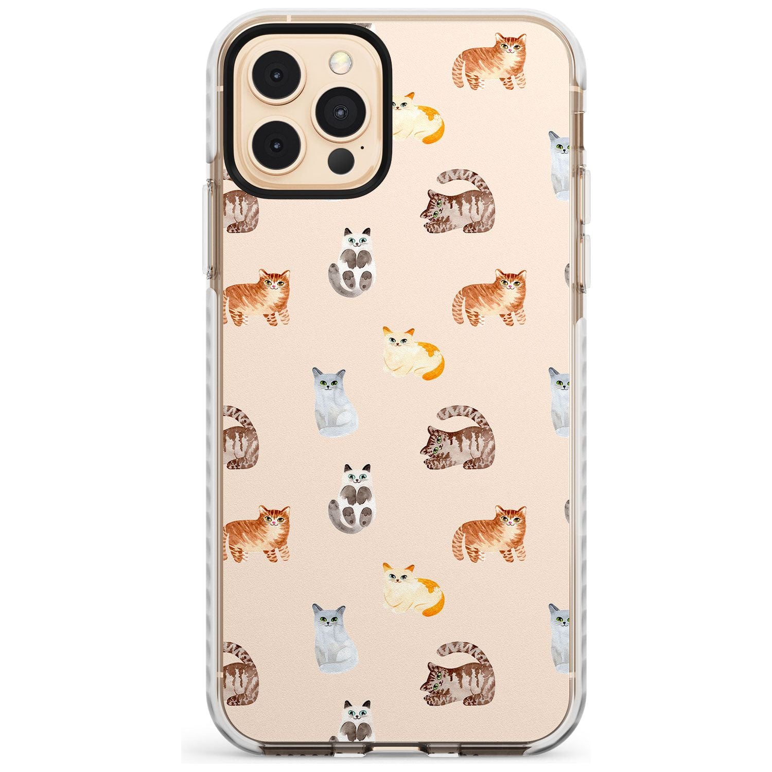 Cute Cat Pattern Slim TPU Phone Case for iPhone 11 Pro Max