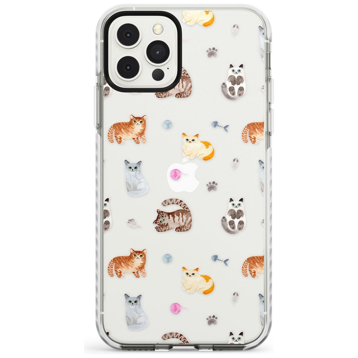 Cats with Toys - Clear Slim TPU Phone Case for iPhone 11 Pro Max