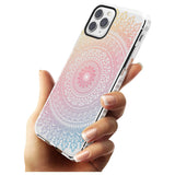 Large Rainbow Mandala Transparent Design Slim TPU Phone Case for iPhone 11 Pro Max