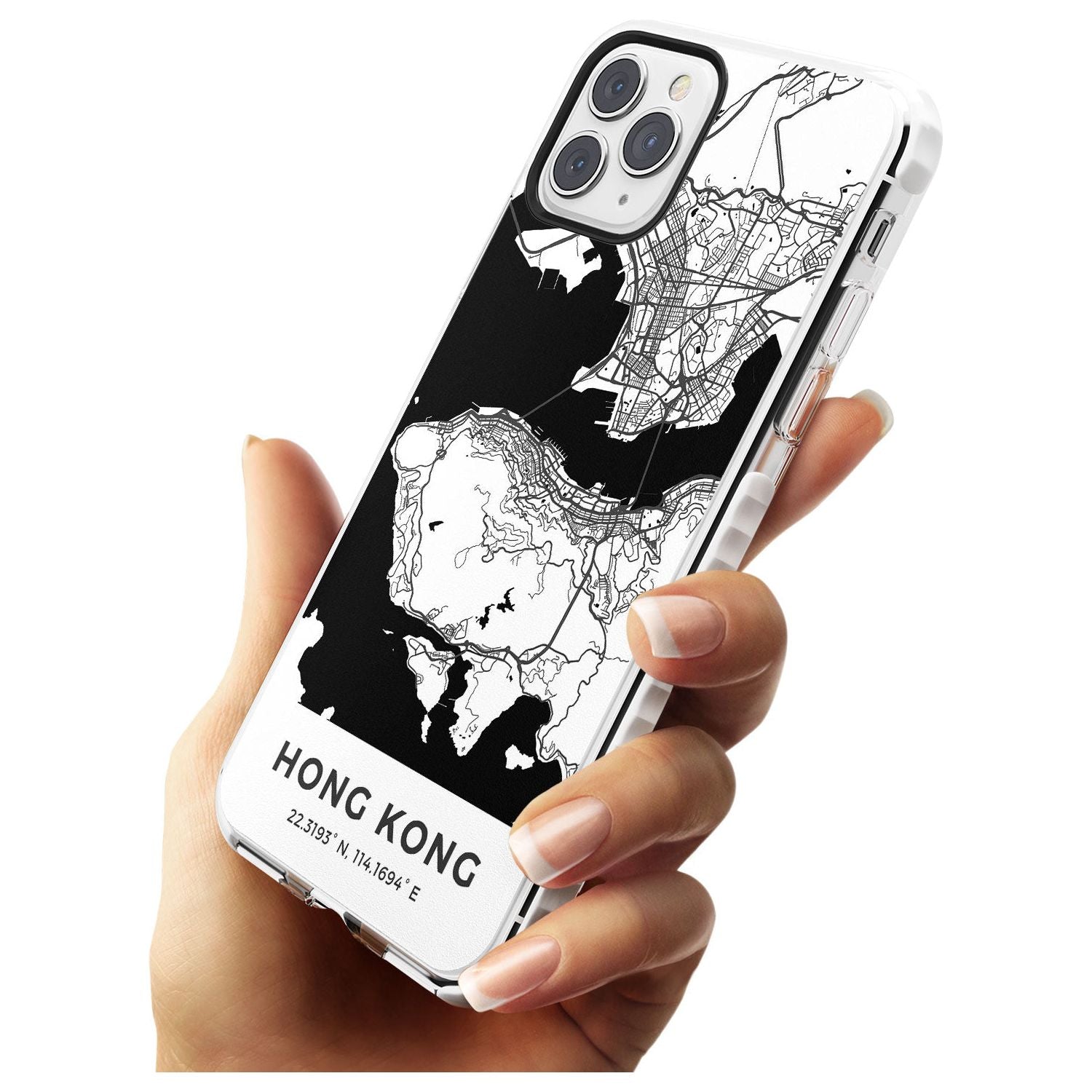 Map of Hong Kong Impact Phone Case for iPhone 11 Pro Max