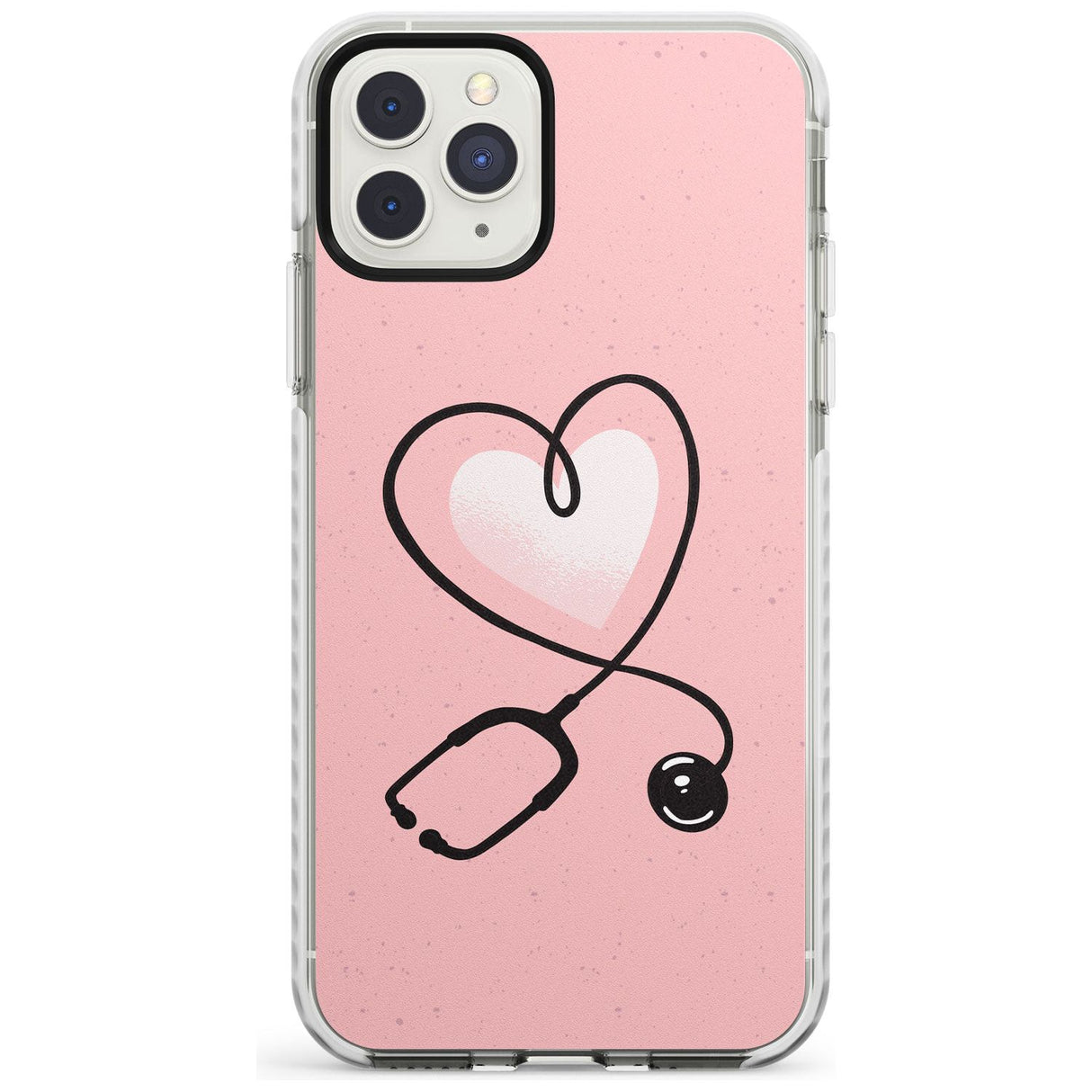 Medical Inspired Design Stethoscope Heart Impact Phone Case for iPhone 11 Pro Max