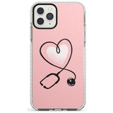 Medical Inspired Design Stethoscope Heart Impact Phone Case for iPhone 11 Pro Max