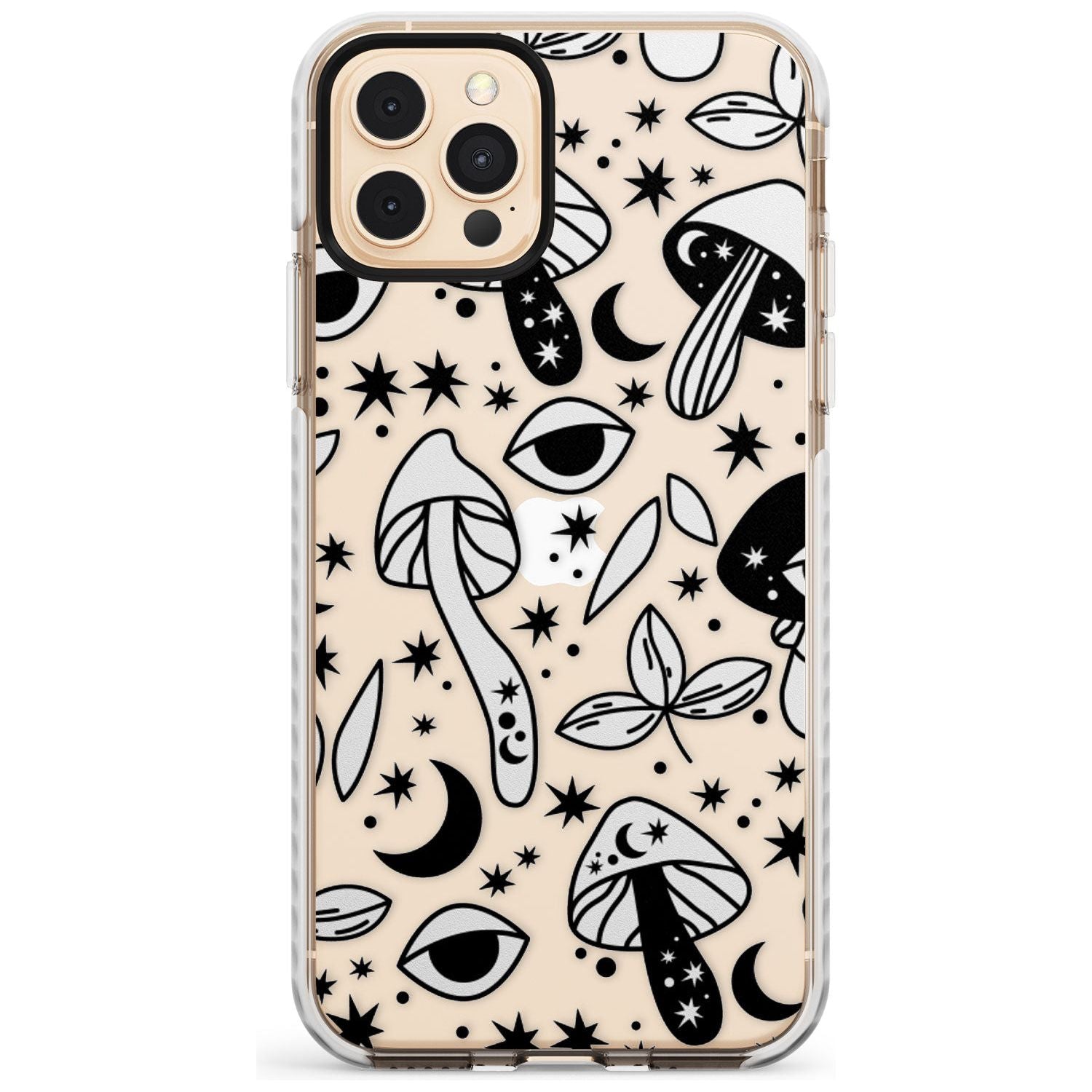 Psychedelic Mushrooms Pattern Impact Phone Case for iPhone 11 Pro Max