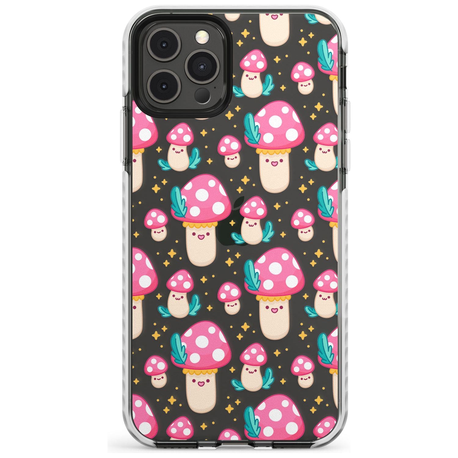 Cute Mushrooms Pattern Impact Phone Case for iPhone 11 Pro Max