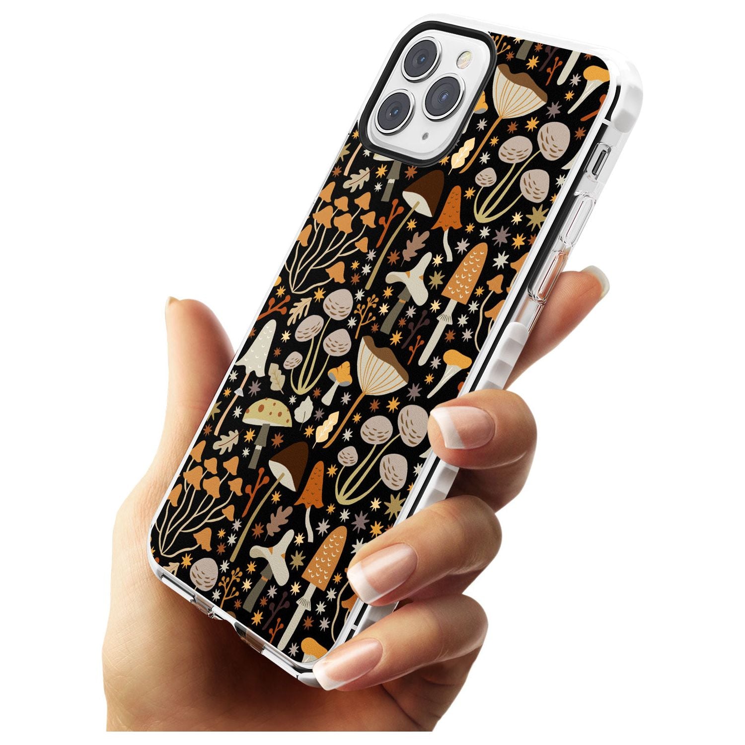 Sentimental Mushrooms Pattern Impact Phone Case for iPhone 11 Pro Max