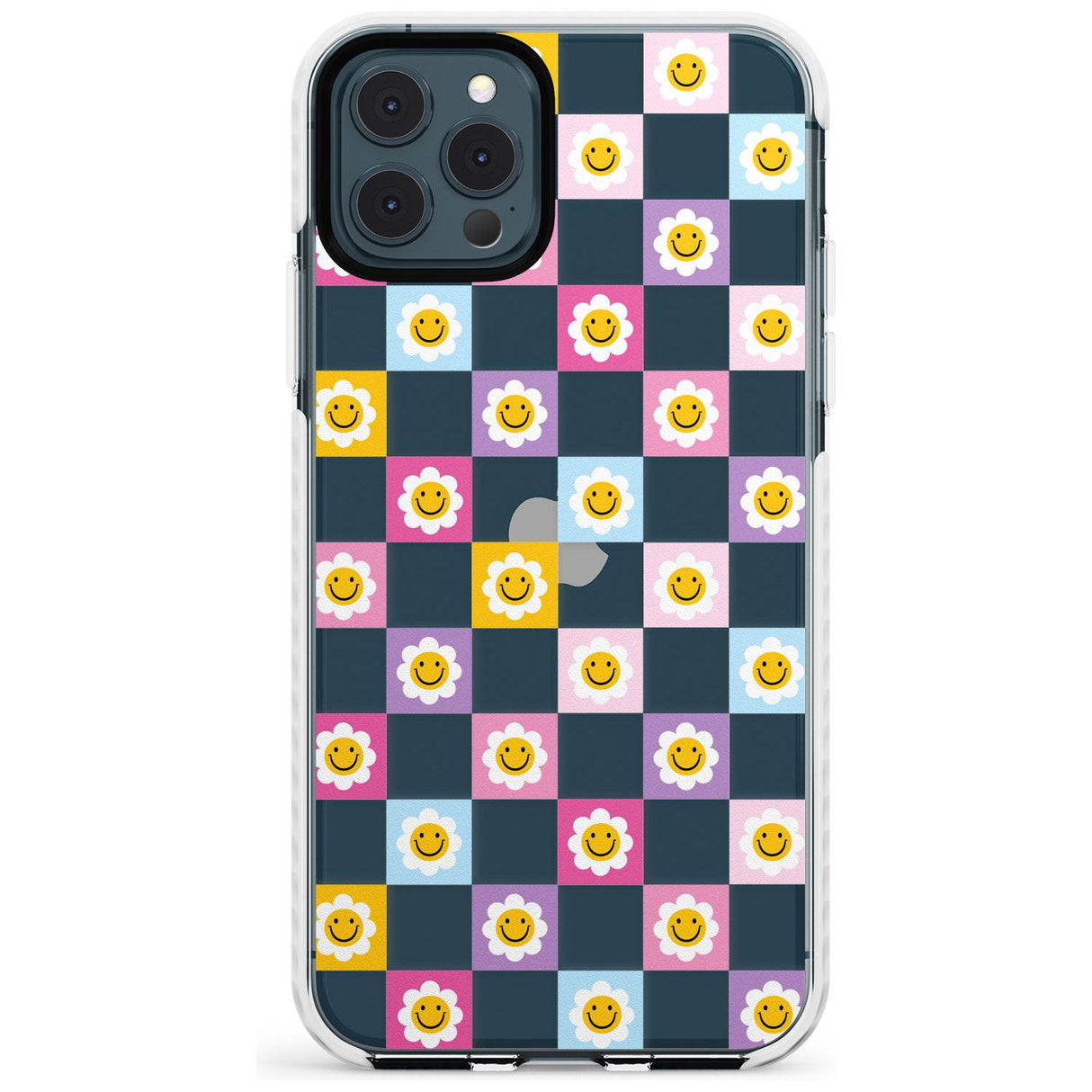 Daisy Squares Pattern Impact Phone Case for iPhone 11 Pro Max