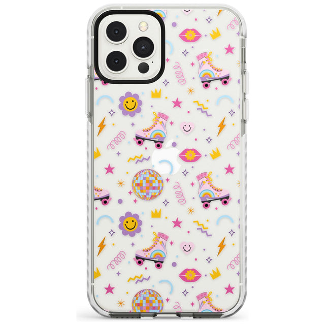 Roller Disco Pattern Impact Phone Case for iPhone 11 Pro Max