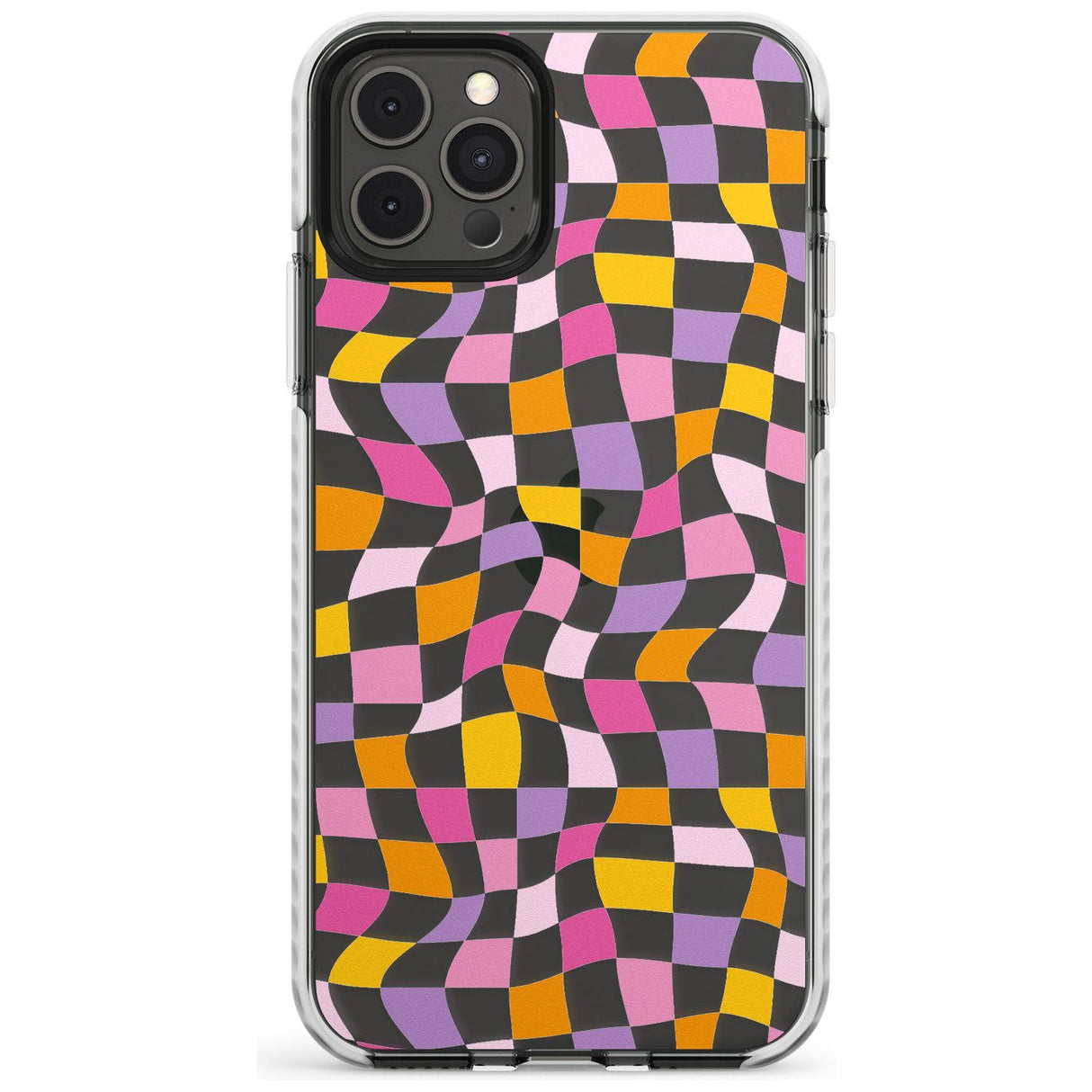 Wonky Squares Pattern Impact Phone Case for iPhone 11 Pro Max