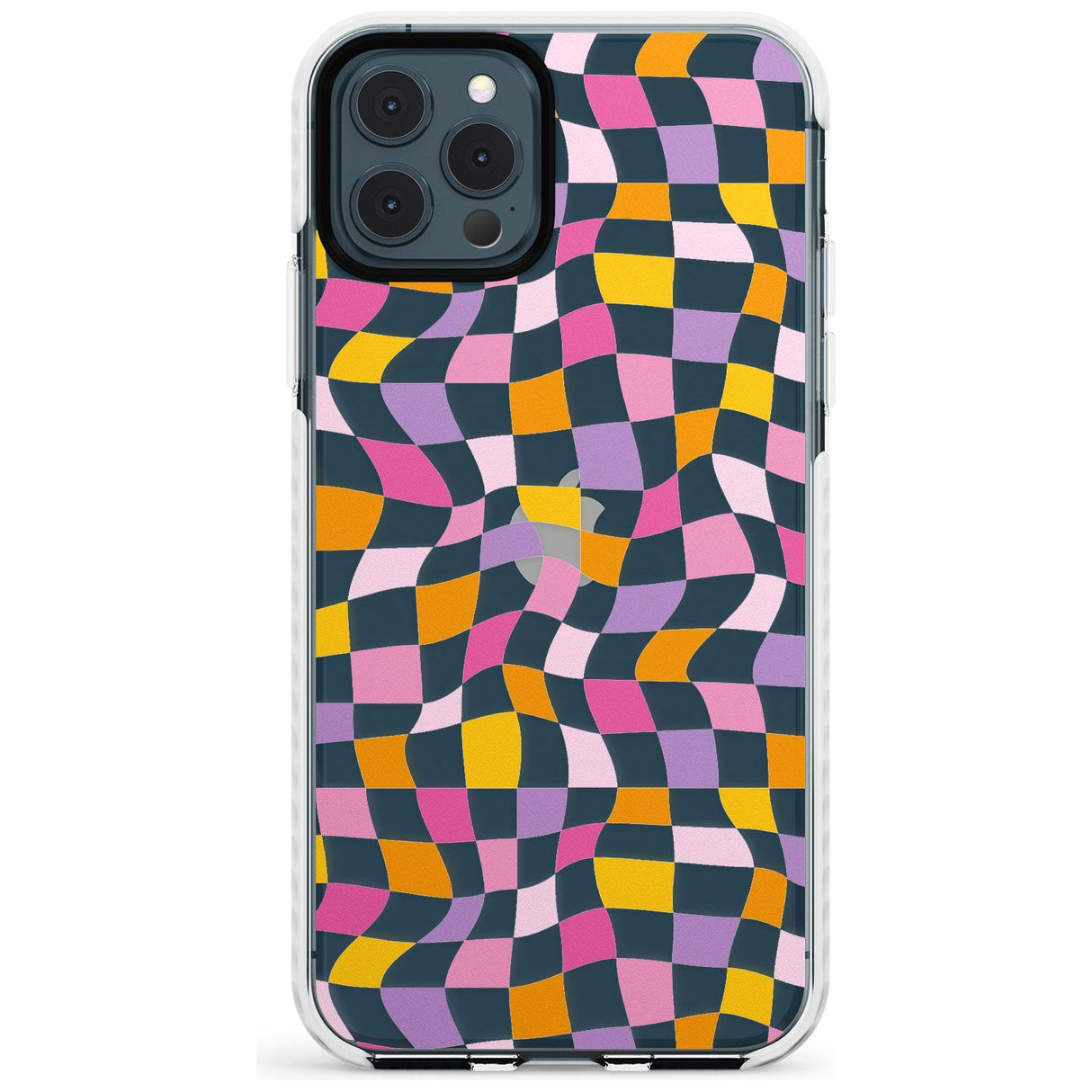 Wonky Squares Pattern Impact Phone Case for iPhone 11 Pro Max