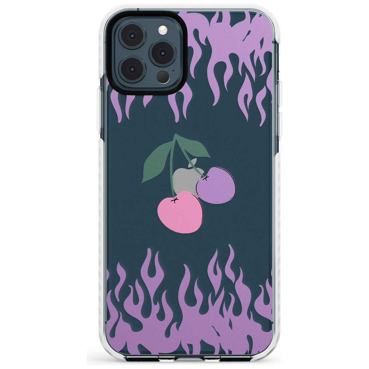 Cherries n' Flames Impact Phone Case for iPhone 11 Pro Max