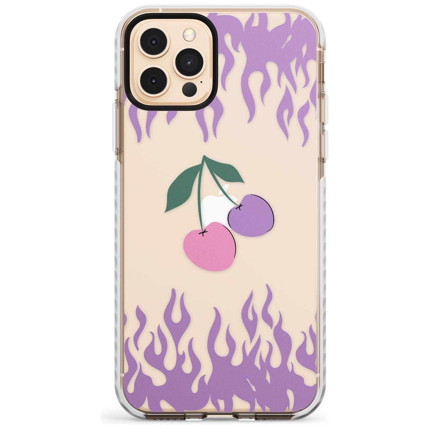 Cherries n' Flames Impact Phone Case for iPhone 11 Pro Max