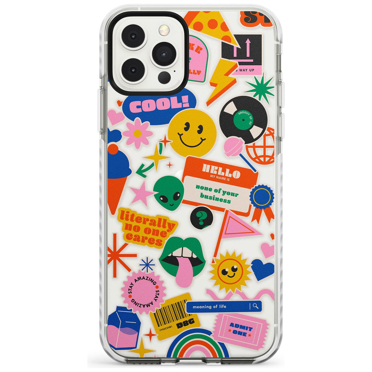 Nostalgic Stickers #1 Slim TPU Phone Case for iPhone 11 Pro Max