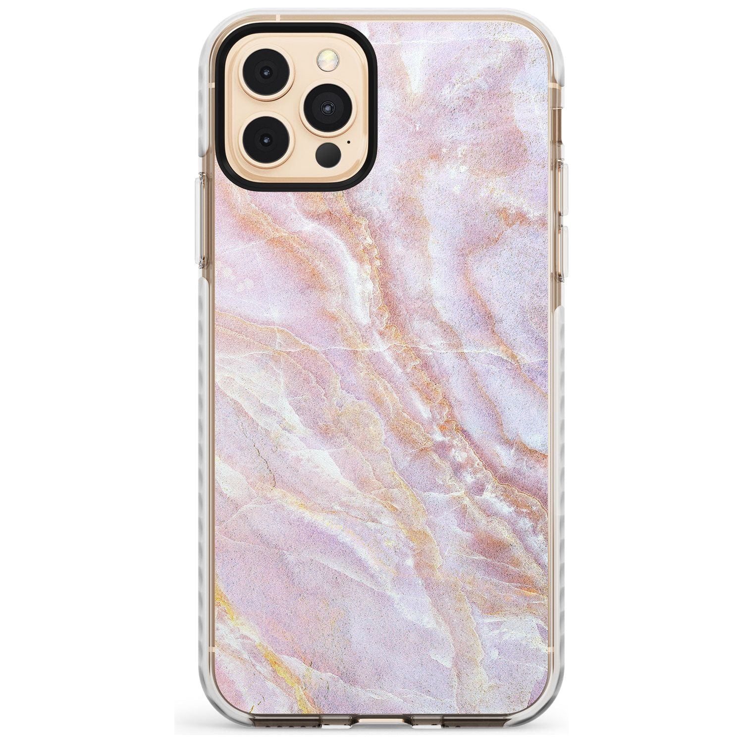 Soft Pink & Yellow Onyx Marble Texture Slim TPU Phone Case for iPhone 11 Pro Max